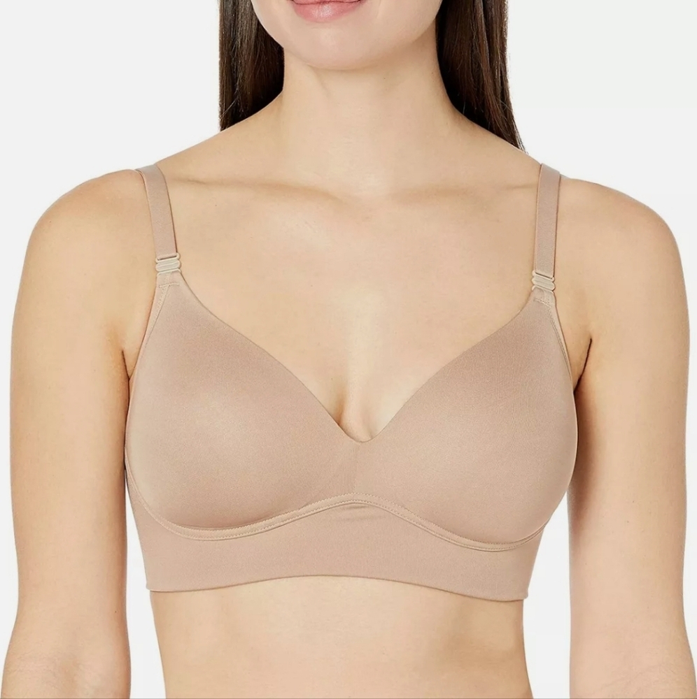 Warner's Tan Wireless Bra